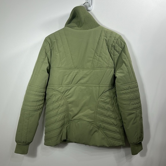 CAbi Olive Green Quilted Puffer Jacket - Picture 9 of 13